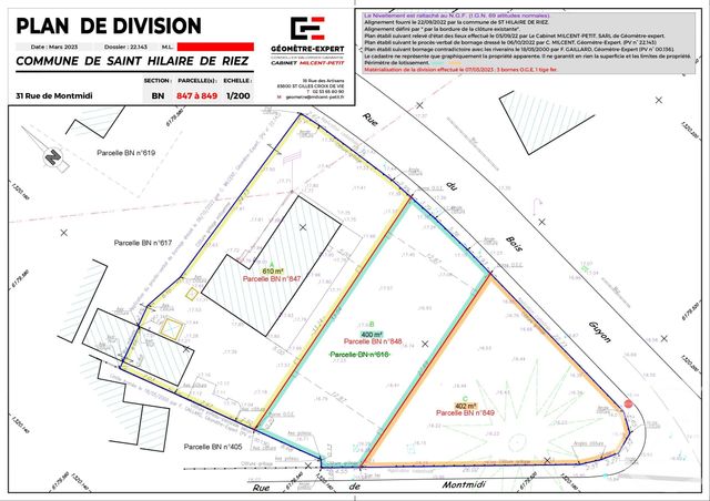 terrain - ST HILAIRE DE RIEZ - 85