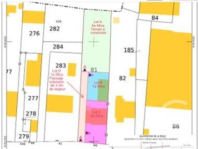 Afficher la photo en grand terrain à vendre - 564.0 m2 - ST HILAIRE DE RIEZ - 85 - PAYS-DE-LOIRE - Century 21 Atlantique Immo