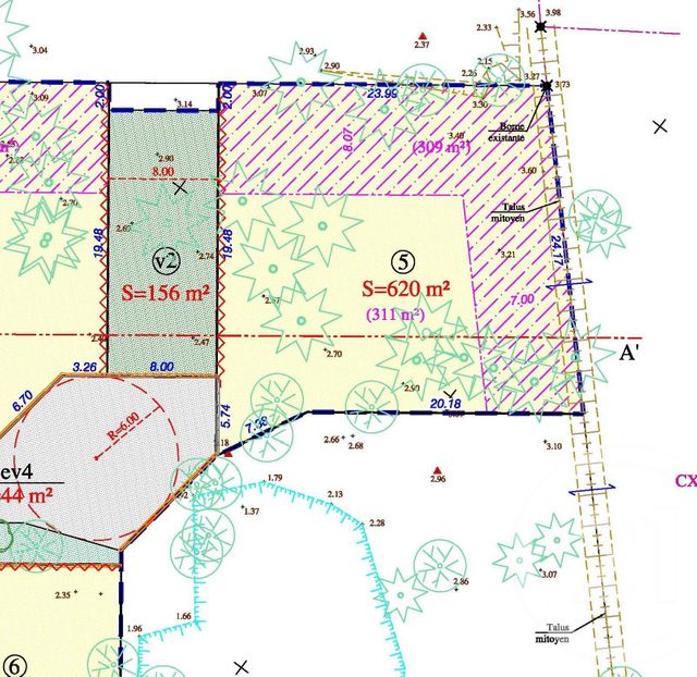 terrain à vendre - 620.0 m2 - ST JEAN DE MONTS - 85 - PAYS-DE-LOIRE - Century 21 Atlantique Immo