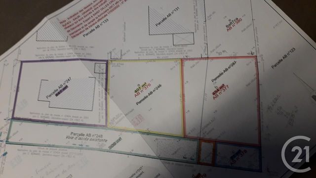 terrain à vendre - 550.0 m2 - NOTRE DAME DE RIEZ - 85 - PAYS-DE-LOIRE - Century 21 Atlantique Immo