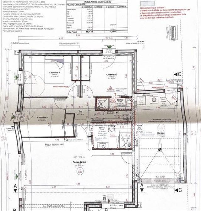 maison à vendre - 5 pièces - 86.21 m2 - ST HILAIRE DE RIEZ - 85 - PAYS-DE-LOIRE - Century 21 Atlantique Immo