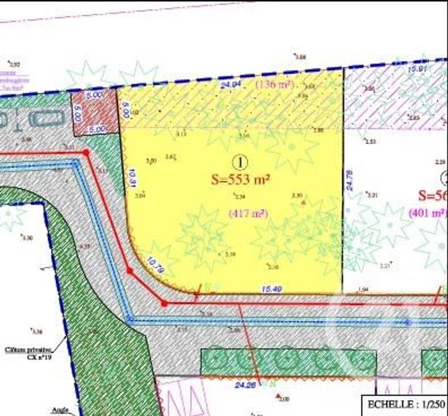 terrain à vendre - 553.0 m2 - ST JEAN DE MONTS - 85 - PAYS-DE-LOIRE - Century 21 Atlantique Immo
